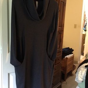 Cowl neck dress